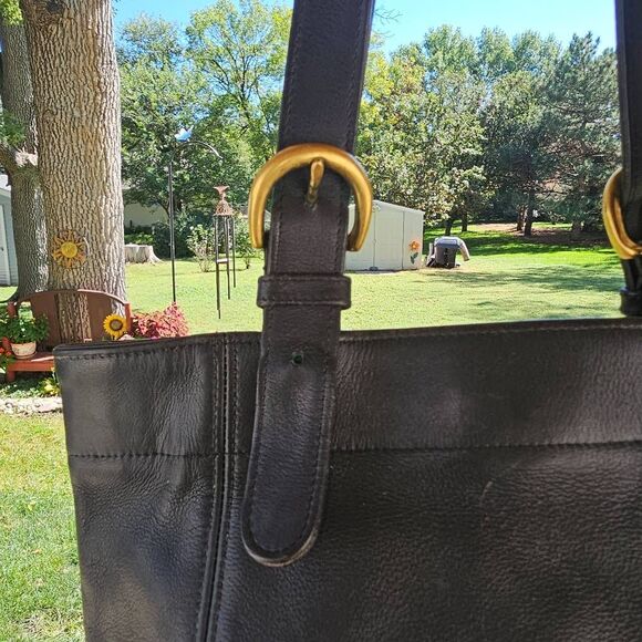 Vintage 90s Coach Classic Soho Black Leather Bag-Made in USA - Picture 3 of 16